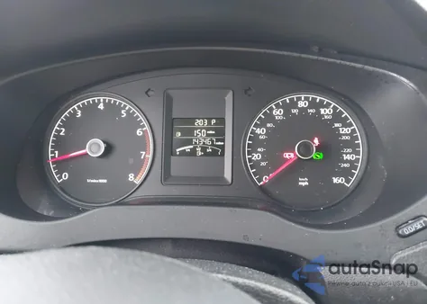 2014 Volkswagen Jetta S из США, поврежденный, VIN 3VW2K7AJ1EM297624